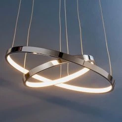 Vogue Lighting Vogue Kline 2 Light Integrated LED Hoops Ceiling Fitting 8 Vogue Lighting Vogue Kline 2 Light Integrated LED Hoops Ceiling Fitting -Lava Lamp Shop 30671155 alt02