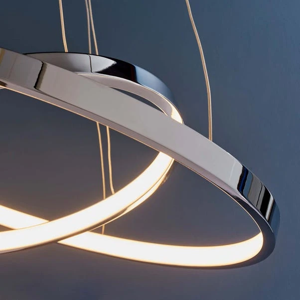 Vogue Lighting Vogue Kline 2 Light Integrated LED Hoops Ceiling Fitting 6 Vogue Lighting Vogue Kline 2 Light Integrated LED Hoops Ceiling Fitting - Image 6