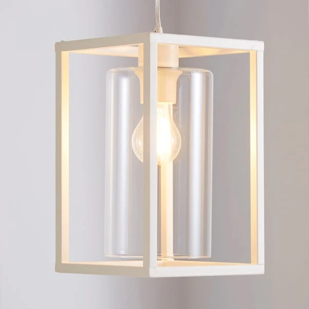 Dunelm London 1 Light Pendant Cream Industrial Ceiling Fitting 1 Dunelm London 1 Light Pendant Cream Industrial Ceiling Fitting