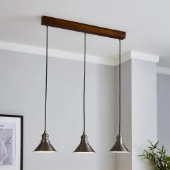 Dunelm Ellis 3 Light Mesh Ceiling Fitting Black