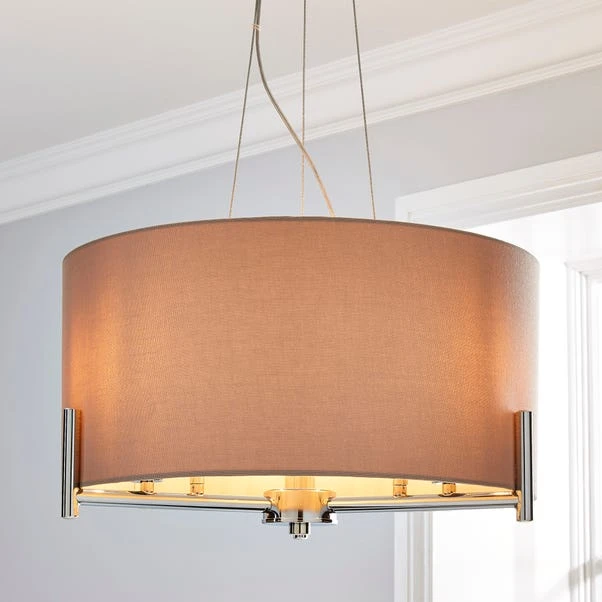 Dunelm Nora Shade Ceiling Fitting Blush 1 Dunelm Nora Shade Ceiling Fitting Blush