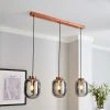Dunelm Hunter 3 Light Glass Diner Bar Ceiling Fitting