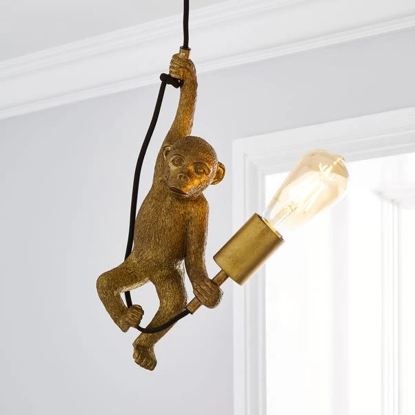 Dunelm Odisha Monkey Ceiling Fitting 1 Dunelm Odisha Monkey Ceiling Fitting