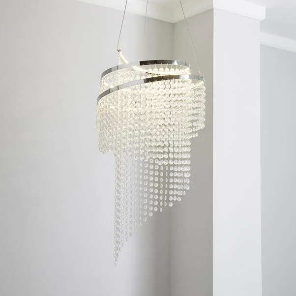 Dunelm Spiro LED Spiral Ceiling Fitting 1 Dunelm Spiro LED Spiral Ceiling Fitting