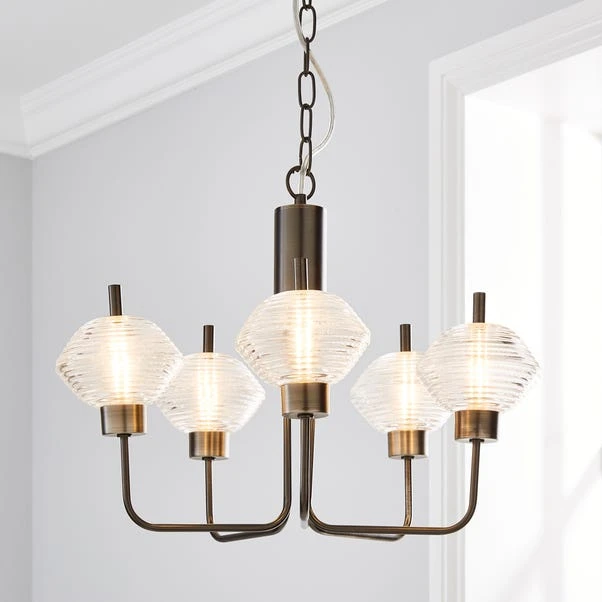 Dunelm Orb LED 5 Light Ceiling Fitting 1 Dunelm Orb LED 5 Light Ceiling Fitting