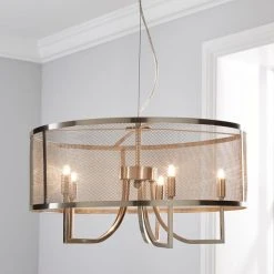 Dunelm Milo 5 Light Mesh Ceiling Fitting