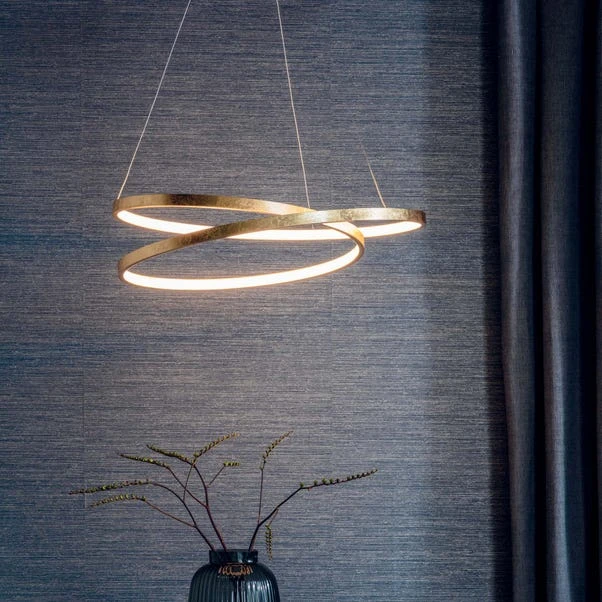 Vogue Lighting Vogue Scribble Integrated LED Gold Ceiling Fitting 1 Vogue Lighting Vogue Scribble Integrated LED Gold Ceiling Fitting