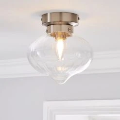 Dunelm Voyager Bathroom Flush Ceiling Fitting