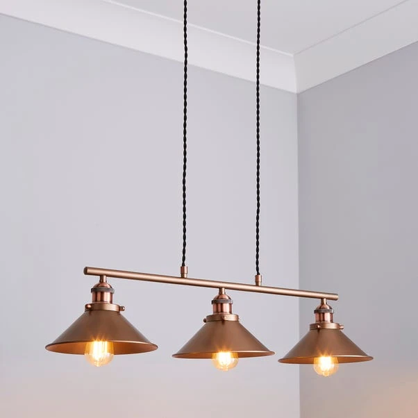 Dunelm Logan 3 Light Diner Ceiling Fitting 1 Dunelm Logan 3 Light Diner Ceiling Fitting