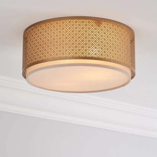 Dunelm Vienna Flush Ceiling Fitting 1 Dunelm Vienna Flush Ceiling Fitting