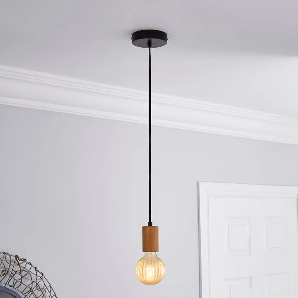 Dunelm Aliya Flex Fitting Wooden