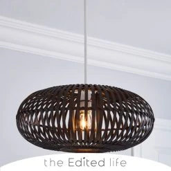 The Edited Life Abrielle Easy Fit Black Pendant