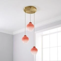 Alternative view of Dunelm Juliet 3 Light Cluster Ceiling Fitting