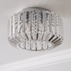 Alternative view of Dunelm Chantilly Flush Ceiling Fitting