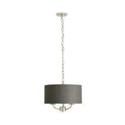 Dunelm Preston Nickel Charcoal 3 Light Pendant Fitting 8 Dunelm Preston Nickel Charcoal 3 Light Pendant Fitting -Lava Lamp Shop 30730501 alt05
