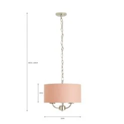 Dunelm Preston Nickel Charcoal 3 Light Pendant Fitting 9 Dunelm Preston Nickel Charcoal 3 Light Pendant Fitting -Lava Lamp Shop 30730501 alt07
