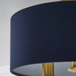Dunelm Preston Gold And Navy Flush Ceiling Fitting 9 Dunelm Preston Gold And Navy Flush Ceiling Fitting -Lava Lamp Shop 30730507 alt03