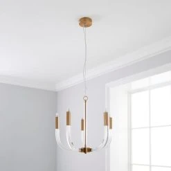 Alternative view of Hotel Finley 5 Light Ceiling Fitting