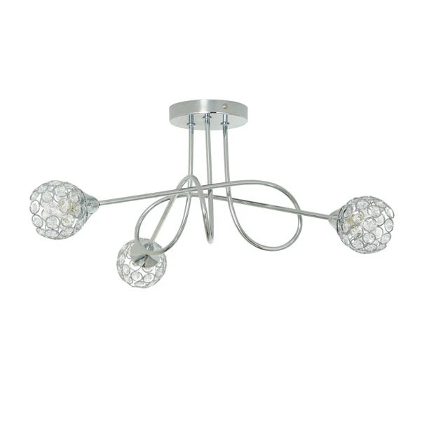Dunelm Portia 3 Light Ceiling Fitting 3 Dunelm Portia 3 Light Ceiling Fitting - Image 3