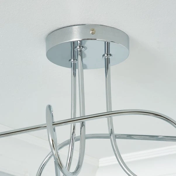 Dunelm Portia 3 Light Ceiling Fitting 6 Dunelm Portia 3 Light Ceiling Fitting - Image 6