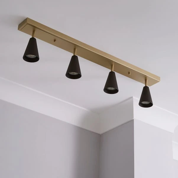 Dunelm Grove 4 Light Spotlight Bar Fitting 2 Dunelm Grove 4 Light Spotlight Bar Fitting - Image 2