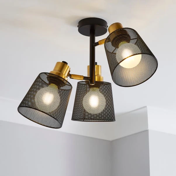Dunelm Idris Industrial Ceiling Fitting 1 Dunelm Idris Industrial Ceiling Fitting