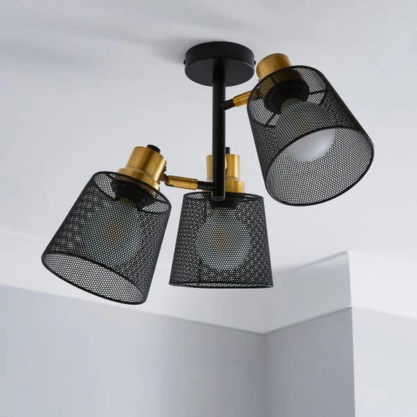 Dunelm Idris Industrial Ceiling Fitting 2 Dunelm Idris Industrial Ceiling Fitting - Image 2