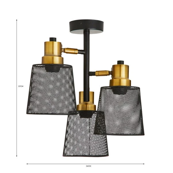 Dunelm Idris Industrial Ceiling Fitting 5 Dunelm Idris Industrial Ceiling Fitting - Image 5
