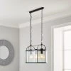 Dunelm Hurricane 3 Light Black Ceiling Fitting