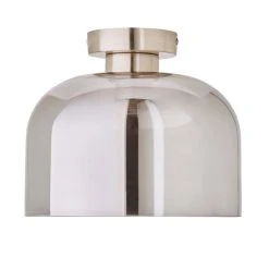 Dunelm Palazzo Chrome 1 Light Flush Ceiling Fitting -Lava Lamp Shop 30731167 alt05