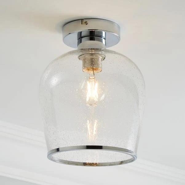 Dunelm Lenny 1 Light Flush Ceiling Fitting 1 Dunelm Lenny 1 Light Flush Ceiling Fitting