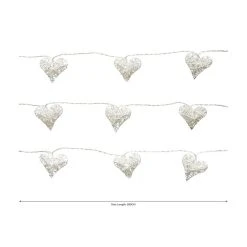 Dunelm Wicker Hearts String Lights -Lava Lamp Shop 30731170 alt05