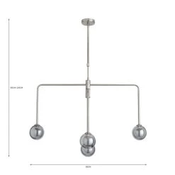 Dunelm Maran 5 Light Ceiling Fitting 9 Dunelm Maran 5 Light Ceiling Fitting -Lava Lamp Shop 30731172 alt07