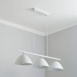 Alternative view of Dunelm Donia 3 Light Diner Fitting