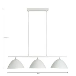 Dunelm Donia 3 Light Diner Fitting -Lava Lamp Shop 30731178 alt07