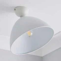Alternative view of Dunelm Donia 1 Light Flush Ceiling Fitting