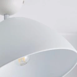 Dunelm Donia 1 Light Flush Ceiling Fitting -Lava Lamp Shop 30731179 alt02