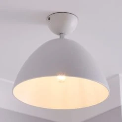 Dunelm Donia 1 Light Flush Ceiling Fitting -Lava Lamp Shop 30731179 alt04