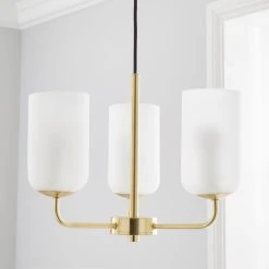 Alternative view of Dunelm Palazzo Chrome 3 Light Ceiling Fitting