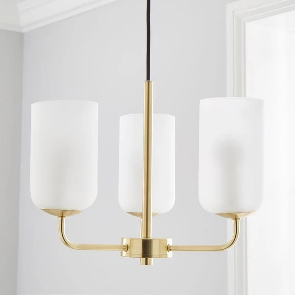 Dunelm Palazzo Chrome 3 Light Ceiling Fitting 2 Dunelm Palazzo Chrome 3 Light Ceiling Fitting - Image 2