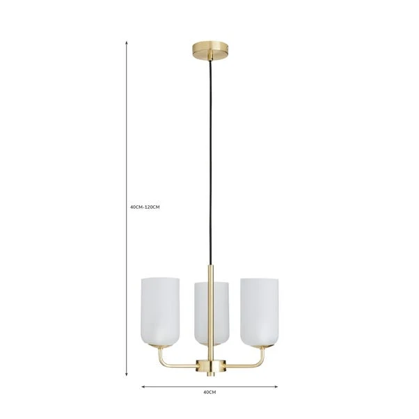 Dunelm Palazzo Chrome 3 Light Ceiling Fitting 5 Dunelm Palazzo Chrome 3 Light Ceiling Fitting - Image 5