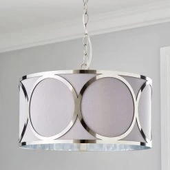 Alternative view of Dunelm Delphi 1 Light Pendant Ceiling Fitting