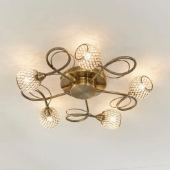Vogue Lighting Vogue Malden 5 Light Flush Ceiling Fitting