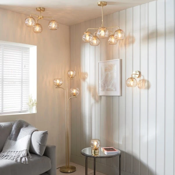 Vogue Lighting Vogue Arkoma Glass 5 Light Chandelier 6 Vogue Lighting Vogue Arkoma Glass 5 Light Chandelier - Image 6