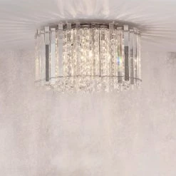 Vogue Lighting Vogue Crystal Blessing 4 Light Flush Ceiling Fitting