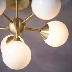 Vogue Lighting Vogue Elberton 6 Light 43cm Flush Chandelier 10 Vogue Lighting Vogue Elberton 6 Light 43cm Flush Chandelier -Lava Lamp Shop 30743062 alt04