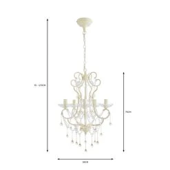 Dunelm Adalet 5 Light Chandelier -Lava Lamp Shop 30752885 alt07