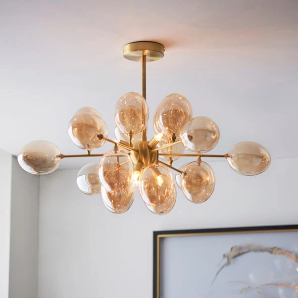 Vogue Lighting Vogue Dianthe 6 Light Ceiling Fitting 1 Vogue Lighting Vogue Dianthe 6 Light Ceiling Fitting