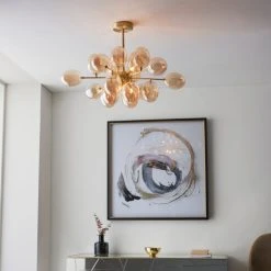 Vogue Lighting Vogue Dianthe 6 Light Ceiling Fitting 10 Vogue Lighting Vogue Dianthe 6 Light Ceiling Fitting -Lava Lamp Shop 30752911 alt04