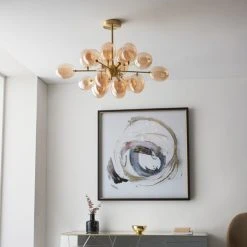 Vogue Lighting Vogue Dianthe 6 Light Ceiling Fitting 11 Vogue Lighting Vogue Dianthe 6 Light Ceiling Fitting -Lava Lamp Shop 30752911 alt05